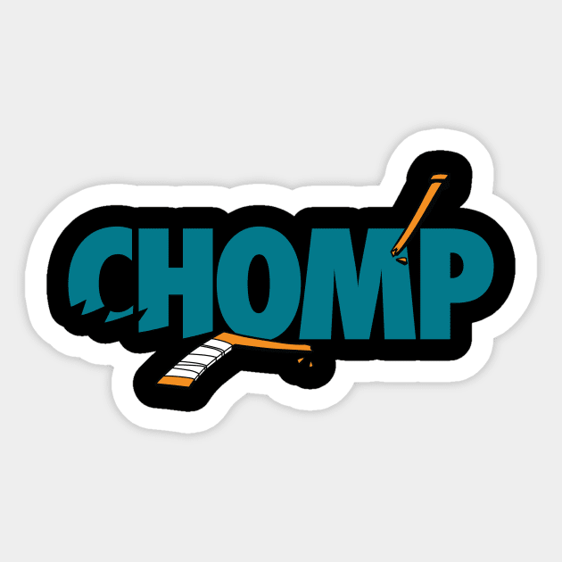 Chomp Sticker by jfang44